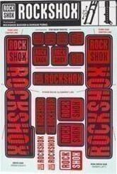 11.4318.003.518 - ROCKSHOX DECAL KIT 35MM DC OXY RED