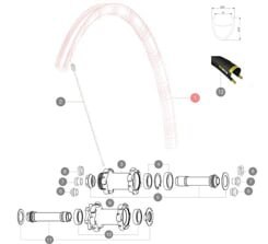 MAVIC KIT FRONT RIM KSYRIUM ELITE DISC (V2405910)