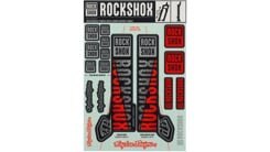 00.4318.021.001 - ROCKSHOX DECAL KIT TLD 35MM SILVER/ORANGE