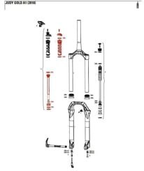 11.4018.009.094 - ROCKSHOX DMPRINT RT JUDYG RL 120 CRN A1