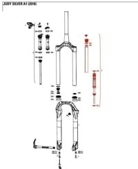 11.4018.010.231 - ROCKSHOX SPRING INT LEFT SA JUDYS 30S TP.8 80-120