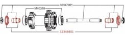 MAVIC EXPANSIBLE BEARINGS SUPPORT (L32348400)