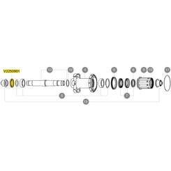 MAVIC KIT ID360 HUB BOLT UB SMALL (V2250901)