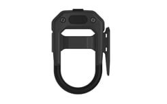 HIPLOK U-LOCK DX WITH FRAME CLIP ALL BLACK (DXF1AB)