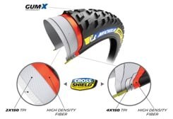 MICHELIN OPONA FORCE XC2 29x2.10 RACING LINE KEVLAR GUM-X TS TLR (489593)