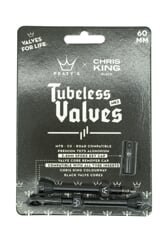 PEATY'S X CHRIS KING WENTYLE (MK2) BLACK TUBELESS 60MM (PTV2-60-BLK-12)