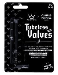 PEATY'S X CHRIS KING WENTYLE (MK2) BLACK TUBELESS - 80MM (PTV2-80-BLK-12)