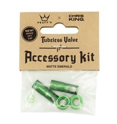 PEATY'S X CHRIS KING WENTYLE (MK2) EMERALD TUBELESS ACCESSORY KIT (PTV2-ACCS-EMR-12)