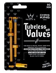 PEATY'S X CHRIS KING WENTYLE (MK2) GOLD TUBELESS - 80MM (PTV2-80-GLD-12)