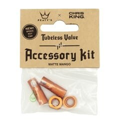 PEATY'S X CHRIS KING WENTYLE (MK2) MANGO TUBELESS ACCESSORY KIT (PTV2-ACCS-MNG-12)