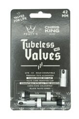 PEATY'S X CHRIS KING WENTYLE (MK2) SILVER TUBELESS 42MM (PTV2-42-SIL-12)