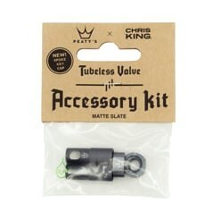 PEATY'S X CHRIS KING WENTYLE (MK2) SLATE TUBELESS ACCESSORY KIT (PTV2-ACCS-SLT-12)