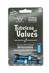 PEATY'S X CHRIS KING WENTYLE (MK2) TURQUOISE TUBELESS 42MM (PTV2-42-TRQ-12)