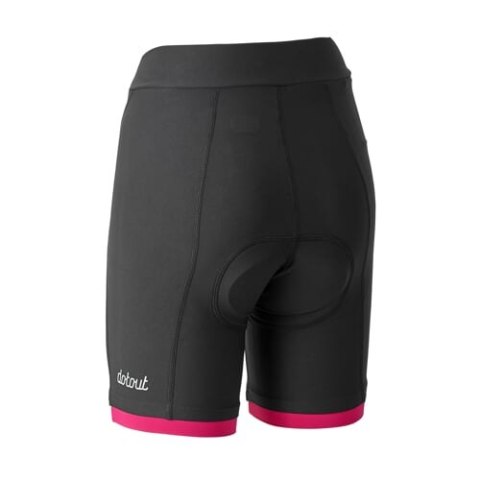 DOTOUT SPODENKI DAMSKIE Z WKŁADKĄ INSTINCT BLACK-FUCHSIA - DAMSKA WKŁADKA DOT PRO (A18W265904)