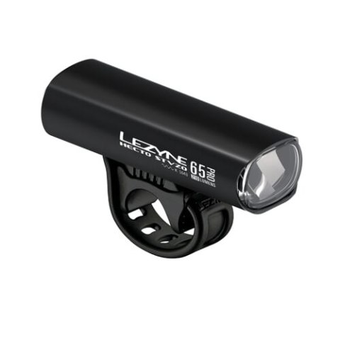 LEZYNE LAMPKA PRZEDNIA HECTO DRIVE STVZO PRO 65 LUX BLACK GLOSS (1-LED-9-STVZO-V404)