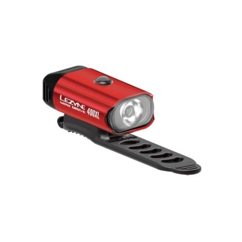 LEZYNE LAMPKA PRZEDNIA MINI DRIVE 400XL RED GLOSS (1-LED-24F-V211)