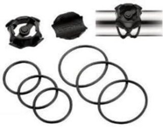 LEZYNE MOCOWANIE GPS O-RING MOCOWANIE KIT BLACK (1-GPS-ORMCMK-V104)