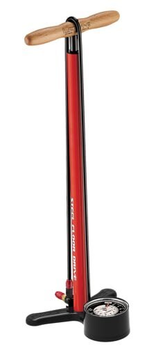 LEZYNE POMPKA PODŁOGOWA STEEL FLOOR DRIVE 3.5 FIRE RED (1-FP-SFLDR-V715)