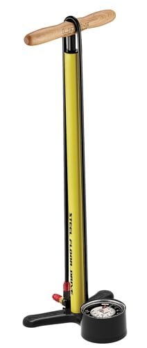 LEZYNE POMPKA PODŁOGOWA STEEL FLOOR DRIVE 3.5 PURE YELLOW (1-FP-SFLDR-V716)