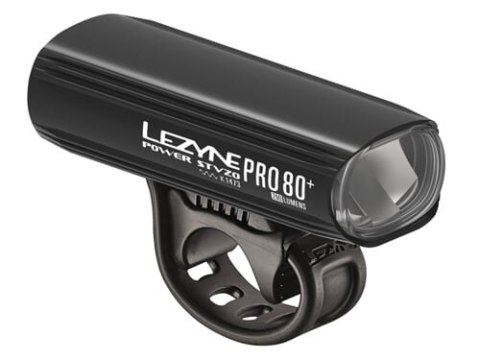 LEZYNE LAMPKA PRZEDNIA POWER STVZO PRO 80 BLACK (1-LED-5-STVZO-V104)