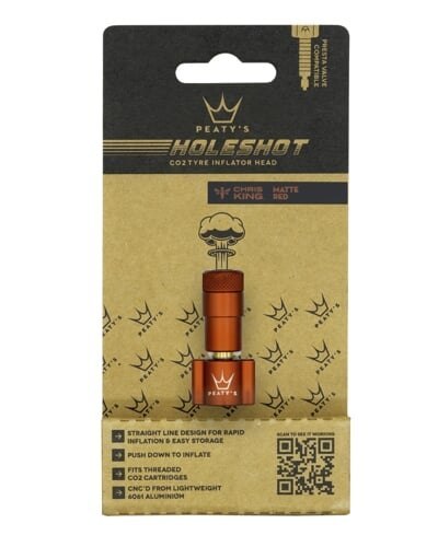 PEATY'S HOLESHOT GŁOWICA POMPKI CO2 RED (PPR-HTI-IFH-RED-12)