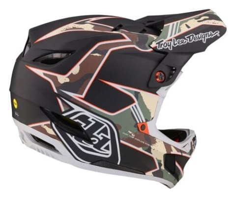 TLD KASK D4 COMPOSITE MIPS MATRIX CAMO ARMY GREEN (14003500)