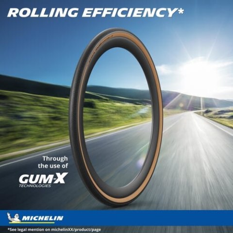 MICHELIN OPONA POWER ADVENTURE BLACK V2 700X48C COMPETITION LINE KEVLAR GUM-X TS TLR (322477)