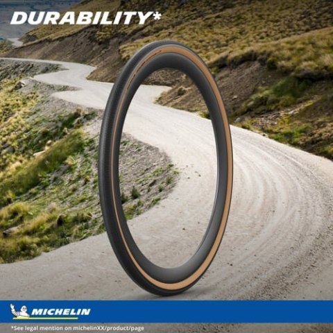 MICHELIN OPONA POWER ADVENTURE BLACK V2 700X48C COMPETITION LINE KEVLAR GUM-X TS TLR (322477)