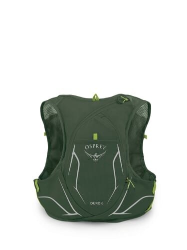 OSPREY KAMIZELKA DO BIEGANIA DURO 6 W/FLASKS SEAWEED GREEN/LIMON (1000545)