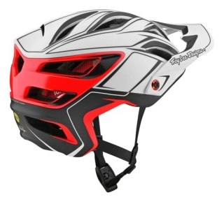 TLD KASK A3 PIN WHITE / RED (15019701)