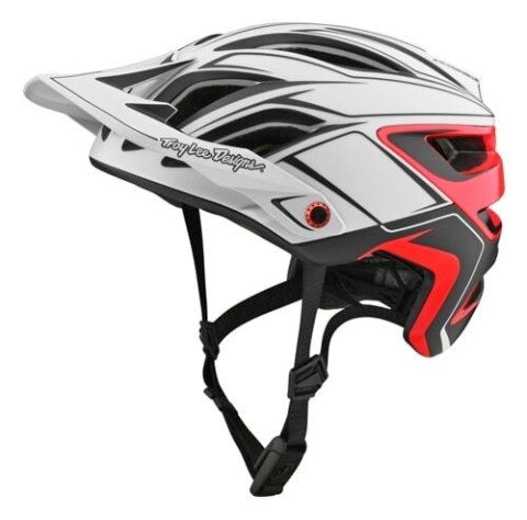 TLD KASK A3 PIN WHITE / RED (15019701)