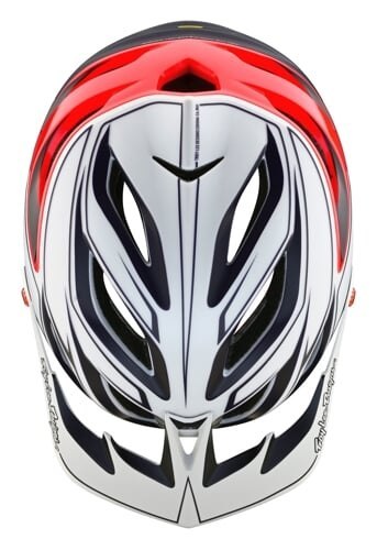 TLD KASK A3 PIN WHITE / RED (15019701)