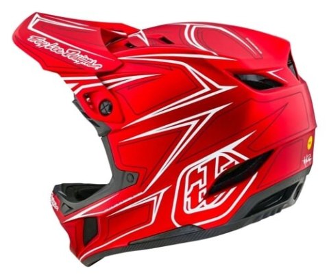 TLD KASK D4 COMPOSITE PINNED RED (14050500)