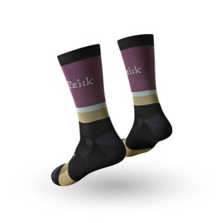 FIZIK SKARPETY TEAM EDITION MUD/GRAPE (FZKSOCKSTE8598)