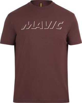 MAVIC KOSZULKA Z KRÓTKIM RĘKAWEM CORPORATE LOGO AUBERGINE CORDE (T000217)