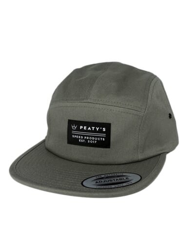 PEATY'S PUBWEAR CZAPKA PUBWEAR 5 PANEL CAP - SPEED PRODUCTS / GREY (PPW-5PL-GRY-SPS-1)