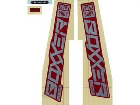 11.4018.105.056 - ROCKSHOX AM DECAL BOXXER ULT 27/29 GPLRF/RED