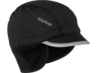 GripGrab Belgian Style Thermal Wind Winter Cycling Cap L, czarny