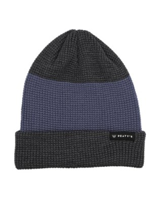 PEATY'S ČEPICE PUBWEAR MERINO BEANIE - BLUE STRIPE (PPW-BNY-STR-BLU-1)