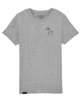 PEATY'S KIDSWEAR TRIKO S KRÁTKÝM RUKÁVEM - FLAT OUT / GREY (PKW-24-TEE-FLT-MGH)