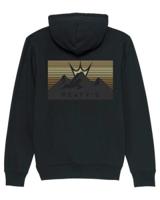 PEATY'S PUBWEAR CREW BLUZA - 3 PEAKS SUNSET / BLACK (PPW-24-HDY-3PS-BLK)