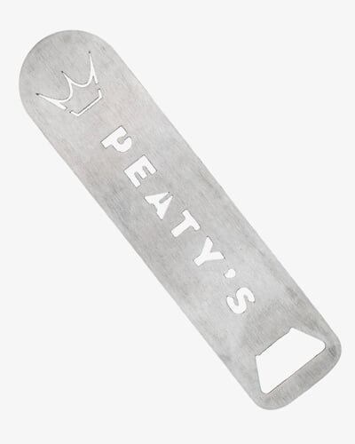 PEATY'S STAINLESS STEEL BOTTLE OPENER (PTY-BTL-OPN-1)