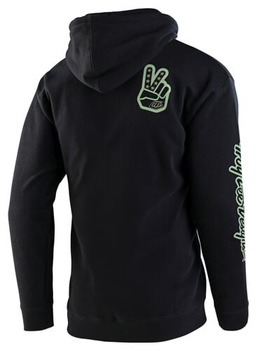 TLD BLUZA SE ZIPEM PEACE OUT BLACK (73057300)