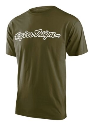 TLD T-SHIRT Z KRÓTKIM RĘKAWEM SIGNATURE MILITARY GREEN (70191702)