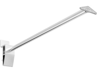 150mm HIGH STRENGTH ROD, SILVER PLATED HANGERS WITH LOGO FACE PLATE AND MOUNTING BOLT/ FOR POP BOARDS 1