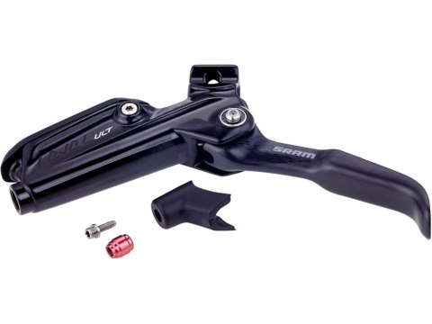 DISC BRAKE LEVER ASSEMBLY - CARBON LEVER (ASSEMBLED, NO HOSE, INCLUDES BARB & OL