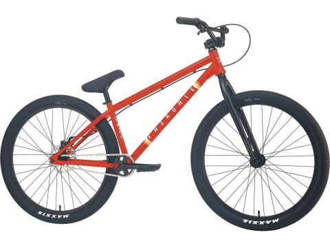 Fairdale Hareraiser DJ 26 Inch S/M, matte fire engine red 600mm TT, rigid fork