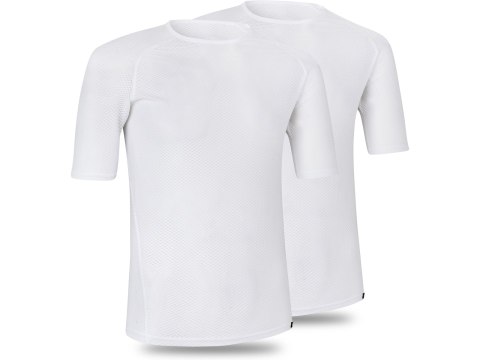 GripGrab Ultralight Mesh Short Sleeve Base Layer 2-Pack L, white