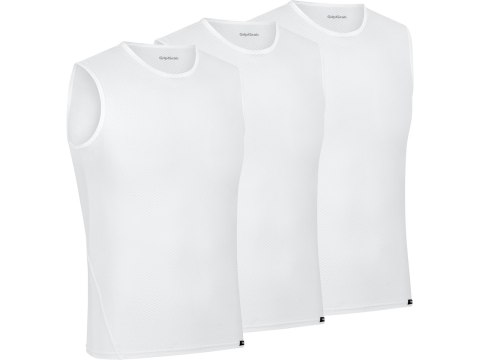 GripGrab Ultralight Mesh Sleeveless Base Layer 3-Pack XL, white