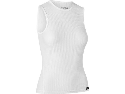 GripGrab Women's Ultralight Mesh Sleeveless Base Layer XS, white